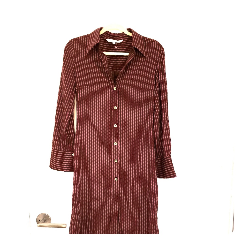 Size 6 silk Trina Turk shirt dress